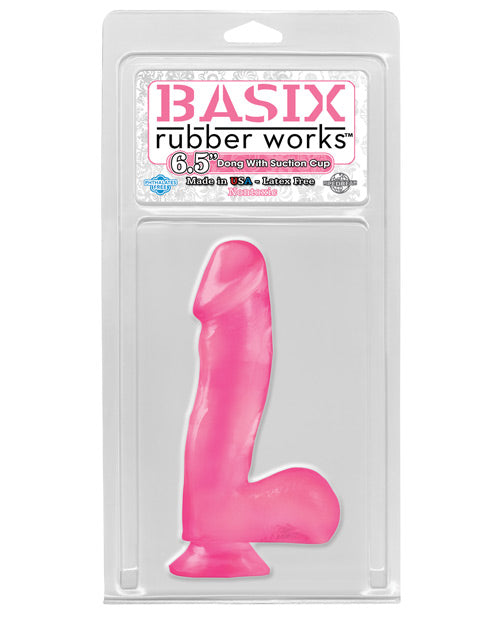 'Basix Rubber Works 6.5'' Dong W/suction Cup'