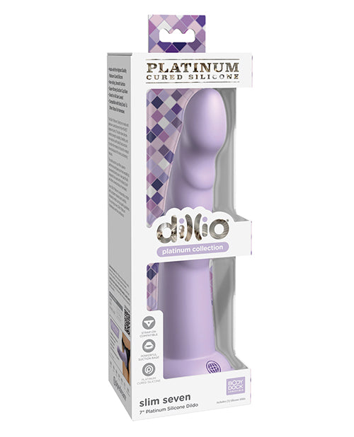 Dillio Platinum 7' Slim Seven Silicone Dildo