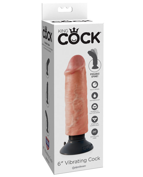 'King Cock 6'' Vibrating Cock'