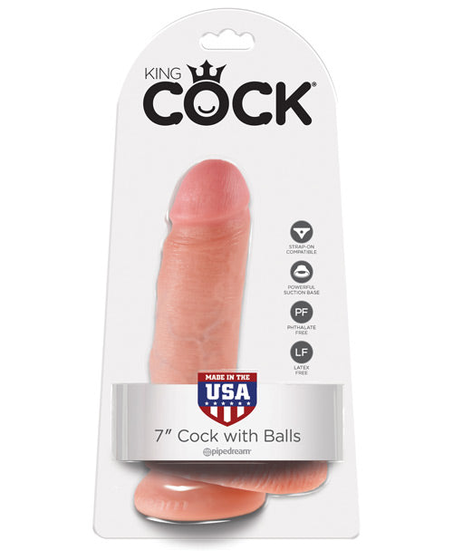 'King Cock 7'' Cock W/balls'