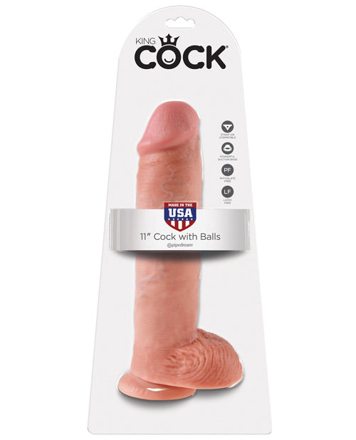 'King Cock 11'' Cock W/balls'