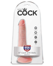 'King Cock 6'' Cock W/balls'