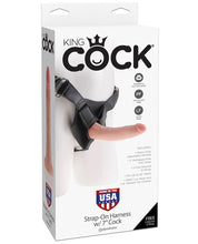 'King Cock Strap On Harness W/6'' Cock'