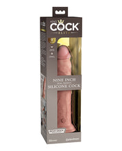 King Cock Elite 9' Dual Density Silicone Cock - Light