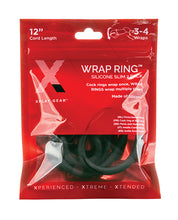 Xplay Gear Silicone 12' Slim Wrap Ring - Black Pack of 2