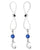 Bijoux de Nip Nipple Halos Moon & Star Charm - Blue/Clear