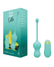 Romp Cello Remote Control G-Spot Vibrating Egg - Blue