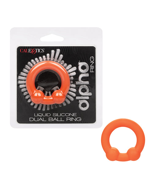 Alpha Liquid Silicone Dual Ball Ring