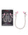 Nipple Play Crystal Chain Nipple Clamps - Pink