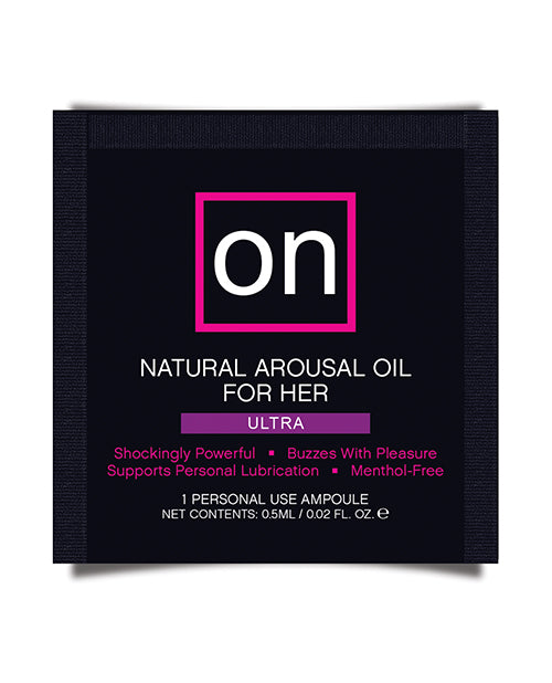 ON for Her Arousal Oil Ultra - Single Use Ampoule