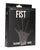 Shots Fistit Silicone Stimulation Glove - Black