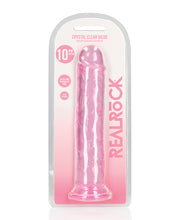 Shots Realrock Realistic Crystal Clear 11' Straight Dildo