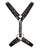 Shots Uomo Men's Harness w/Metal Bit - Black