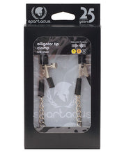 Spartacus Adjustable Alligator Nipple Clamps w/Link Chain