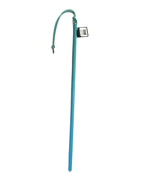 Spartacus 24' Leather Wrapped Cane - Baby Blue