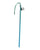 Spartacus 24' Leather Wrapped Cane - Baby Blue