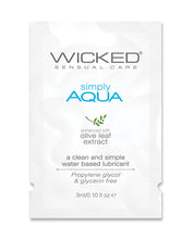 Wicked Sensual Care Simply Aqua Water Based Lubricant