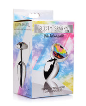 Bootysparks Rainbow Prism Heart Anal Plug