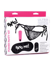 Bang! Power Panty & Blindfold Kit - Pink