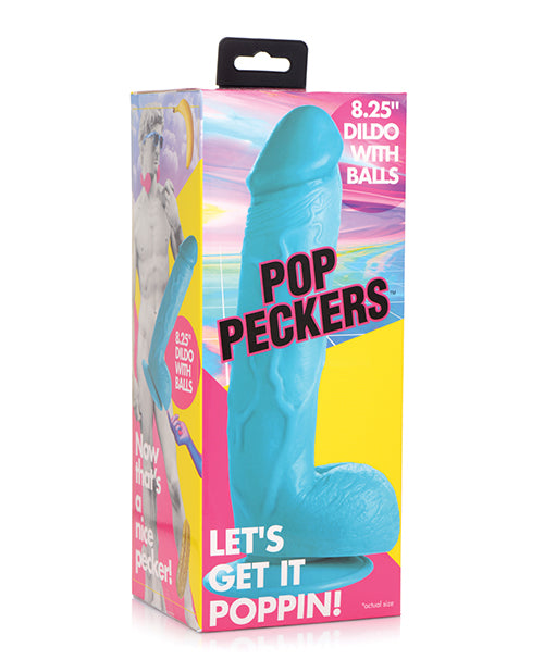 Pop Peckers 8.25' Dildo W/balls