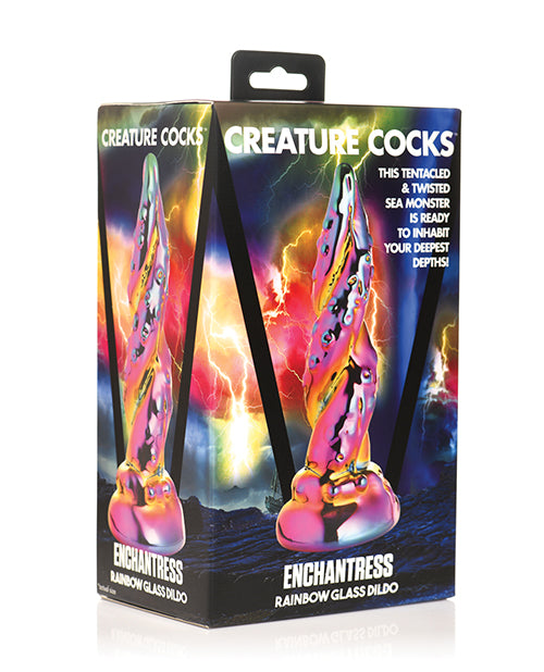 Creature Cocks Enchantress Rainbow Glass Dildo