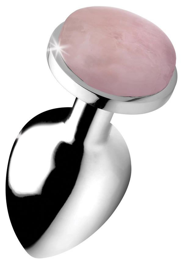 Authentic Rose Quartz Gemstone Anal Plug